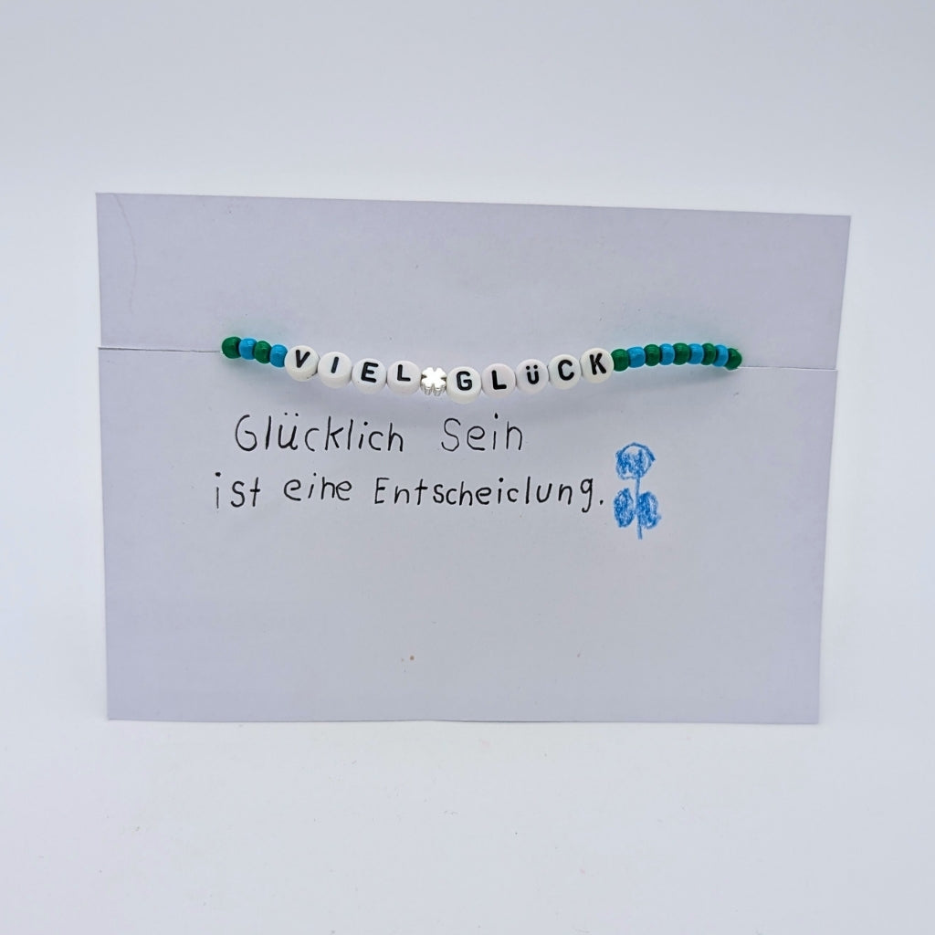 Armkettchen "Viel Glück"