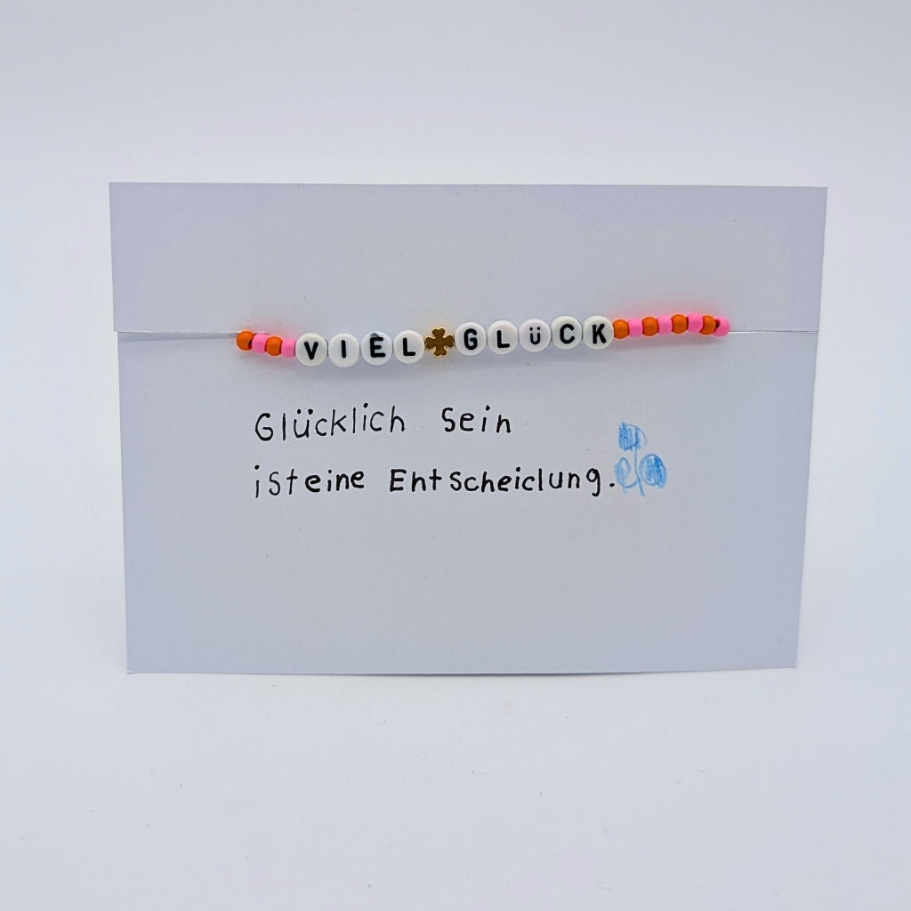 Armkettchen "Viel Glück"